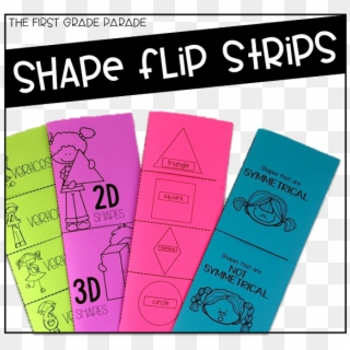 2d & 3d Shape Flip Strips - 2d Shapes Flip Chart, HD Png Download