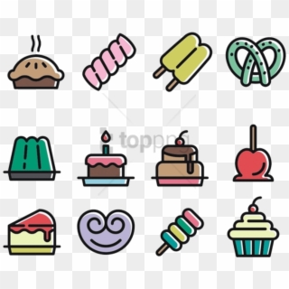 Dessert- Cake Icon Png Image With Transparent Background, Png Download