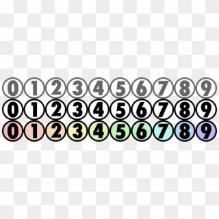 Computer Icons Number Slicing Cascading Style Sheets - Number Icons Css, HD Png Download