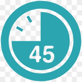 45 Minute Icon In Color By Laundry Express, The Best - 45 Minutes Icon Png, Transparent Png