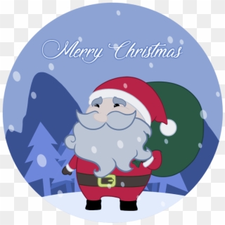 Name, Merry Christmas 2017 In Incheon Badge - Santa Claus, HD Png Download