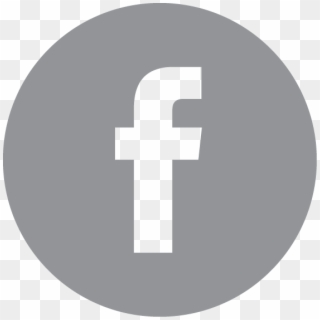 Google Plus Icon Fackbook Icon - Facebook Logo Grey Round, HD Png Download