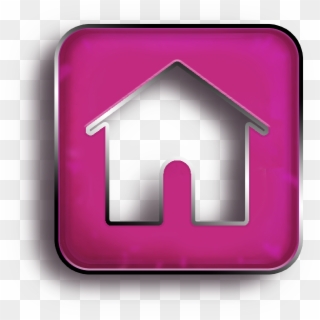 A Machinima By Skawennati - Pink Home Button Png, Transparent Png