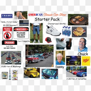 American Classic Car Show Starter Pack - ... Not!, HD Png Download