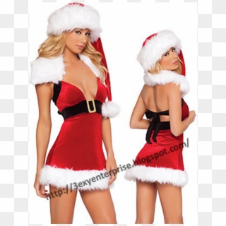 Christmas - Sexy Santa Claus Girl, HD Png Download