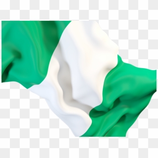 Nigeria Waving Flag Png, Transparent Png
