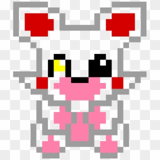 Mangle From Fnaf - Foxy And Mangle Pixel Art, HD Png Download