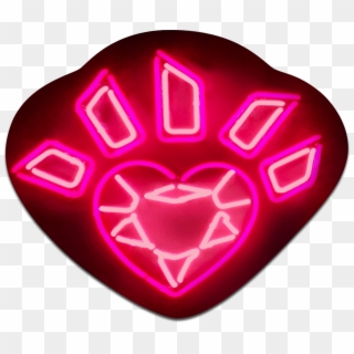 Flaming Heart Neon - Neon, HD Png Download