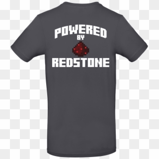 3dsupply Original Powered By Redstone T-shirt B&c Exact - Camisa Curso De História, HD Png Download