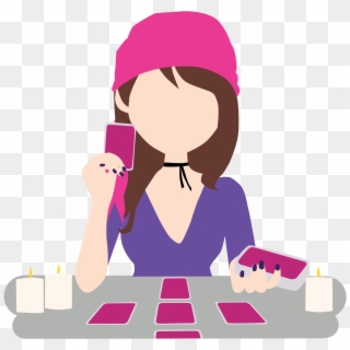 Intuitive Tarot & Oracle Reading Clipart , Png Download - Tarot Reading Vector, Transparent Png