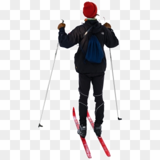 On Cross Country Skis - People Skiing Png, Transparent Png