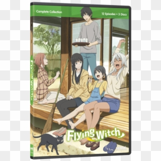 Flying Witch Complete Collection Dvd Front Cover - Cartoon, HD Png Download