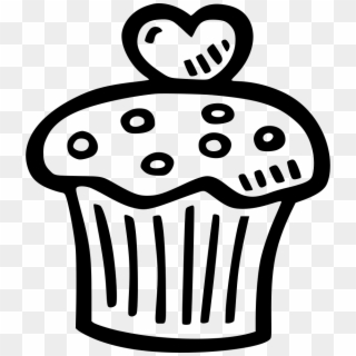 Muffins Png Black And White, Transparent Png