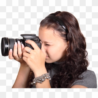 Camera With Photographer Png, Transparent Png