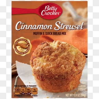Betty Crocker Cinnamon Streusel Muffin And Quick Bread - Betty Crocker Cinnamon Streusel Muffins, HD Png Download