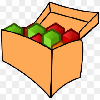Tool Box With Cubes Clip Art - Cubes In A Box Clipart, HD Png Download