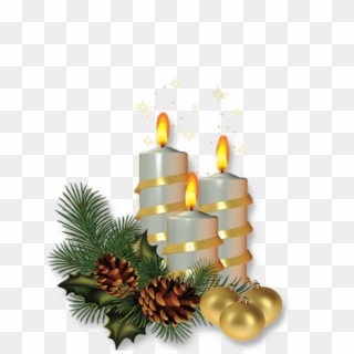 Christmas Candle Png Photo - Christmas Day, Transparent Png