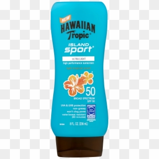 Hawaiian Tropic Island Sport Broad Spectrum Sunscreen - Hawaiian Tropic Island Sport Lotion, HD Png Download