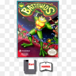 For Sale - Battletoads - Nes - Nintendo Battletoads, HD Png Download