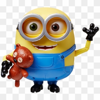 Minion Bob Interactive 7” Action Figure With Teddy - Kirby Cut Up Deluxe Action Figure Set, HD Png Download