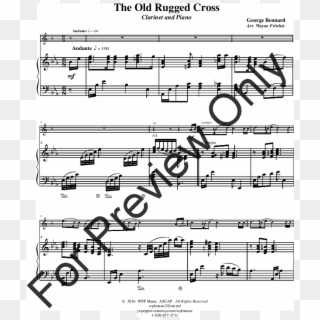 Product Thumbnail 2 - Pdf Satb The Old Rugged Cross Jw Pepper, HD Png Download