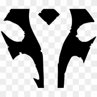 Horde Symbol 01 - Black And White Horde Logo, HD Png Download