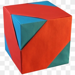 Cube Assembly 1 - Origami Cube, HD Png Download