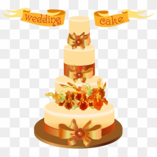 Wedding Cake Sugar Cake Birthday Cake Clip Art - Cake, HD Png Download