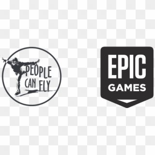 People Can Fly Et Epic Games Logo - Graphic Design, HD Png Download