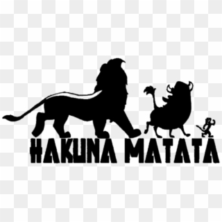 Lion King Silhouette Png - Lion King Hakuna Matata Png, Transparent Png