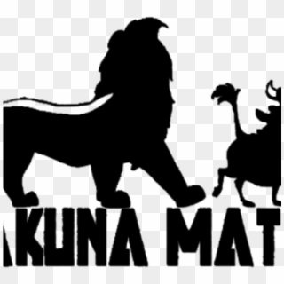 Hakuna Matata - Silhouette Disney Lion King, HD Png Download