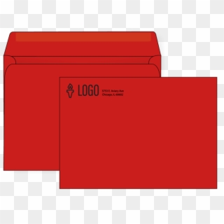 Red Custom Booklet Envelopes - Paper, HD Png Download