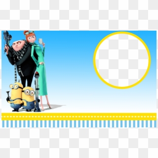 Minion Background Invitation Png 1 Background Check - Gru Lucy And Minions, Transparent Png