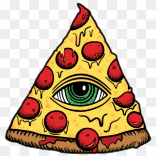 Pizza Eye Illuminati Freetoedit, HD Png Download