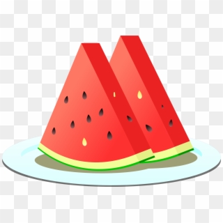 Big Image - Clip Art Watermelon Slice, HD Png Download