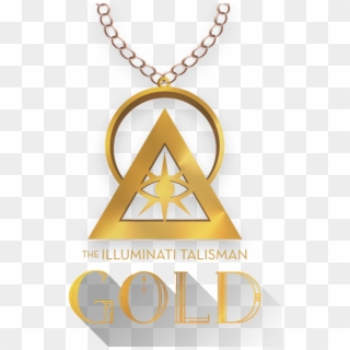 Illuminati Talisman Gold Transparent Chain - Illuminati Talisman Gold, HD Png Download