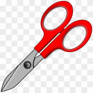 Pair Of Red Scissors Svg Clip Arts 600 X 599 Px, HD Png Download