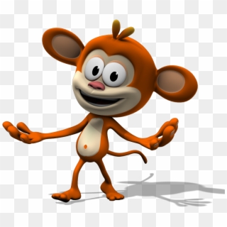 Image Library Download The Real Qubo Channel Wiki Fandom - Monkey See Monkey Do Monkey, HD Png Download