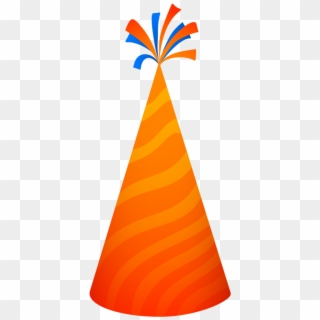 Download Party Hat Png Image - Orange Party Hat Png, Transparent Png