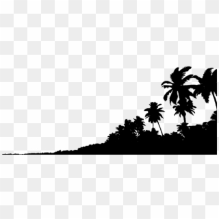 Goa Beach Silhouette 1 - Silhouette, HD Png Download