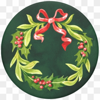 Holiday Wreath, Popsockets - Popsockets Holiday, HD Png Download