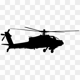 Png File Size - Silhouette Helicopter Png, Transparent Png