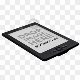 Amazon Kindle Mockup Lying Over A Surface Png Mockup - E-book Readers, Transparent Png