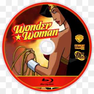 Wonder Woman Bluray Disc Image - Wonder Woman 2009 Movie, HD Png Download