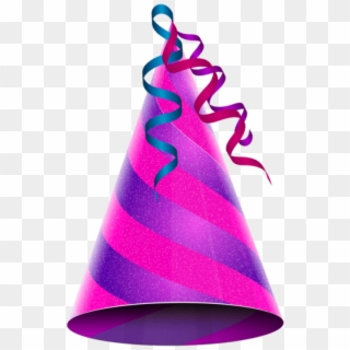 Free Png Download Birthday Party Hat Purple Pink Png - Transparent Background Birthday Hat, Png Download