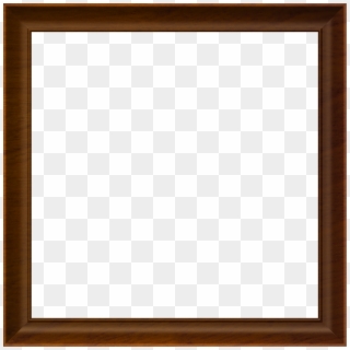 Png Download Square - Brown Wooden Picture Frame, Transparent Png