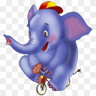 Download Free Elephant Png Transparent Images Transparent - Circus Animal Purple, Png Download