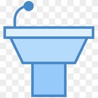 This Icon Represents A Podium Without A Speaker - Icon, HD Png Download