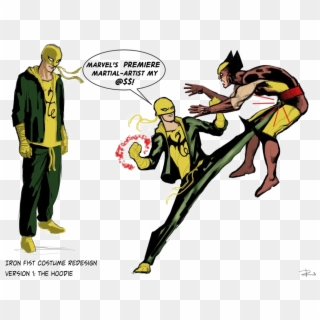 Iron Fist Transparent Image - Iron Fist Costume, HD Png Download