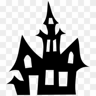 Halloween Haunted House Icon, HD Png Download
